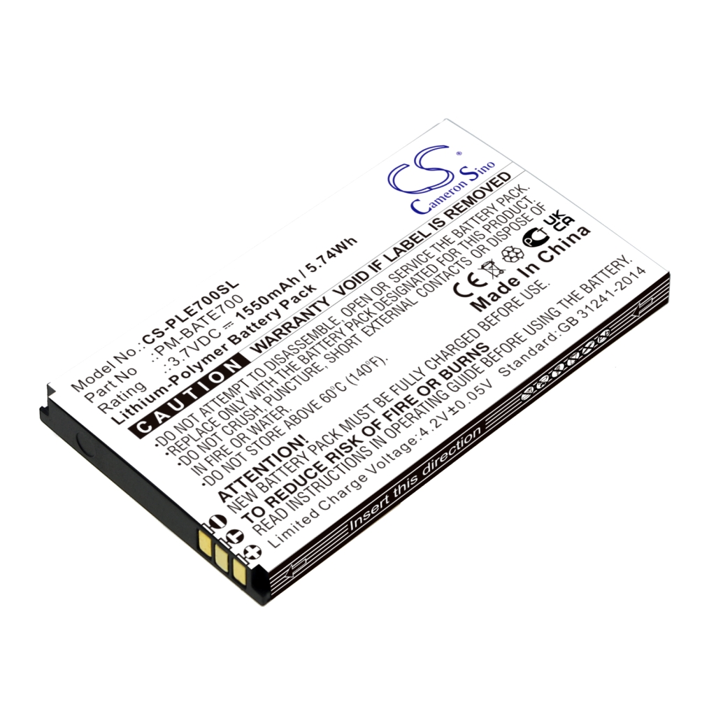 Yhteensopiva akun vaihto Plum PM-BATE700