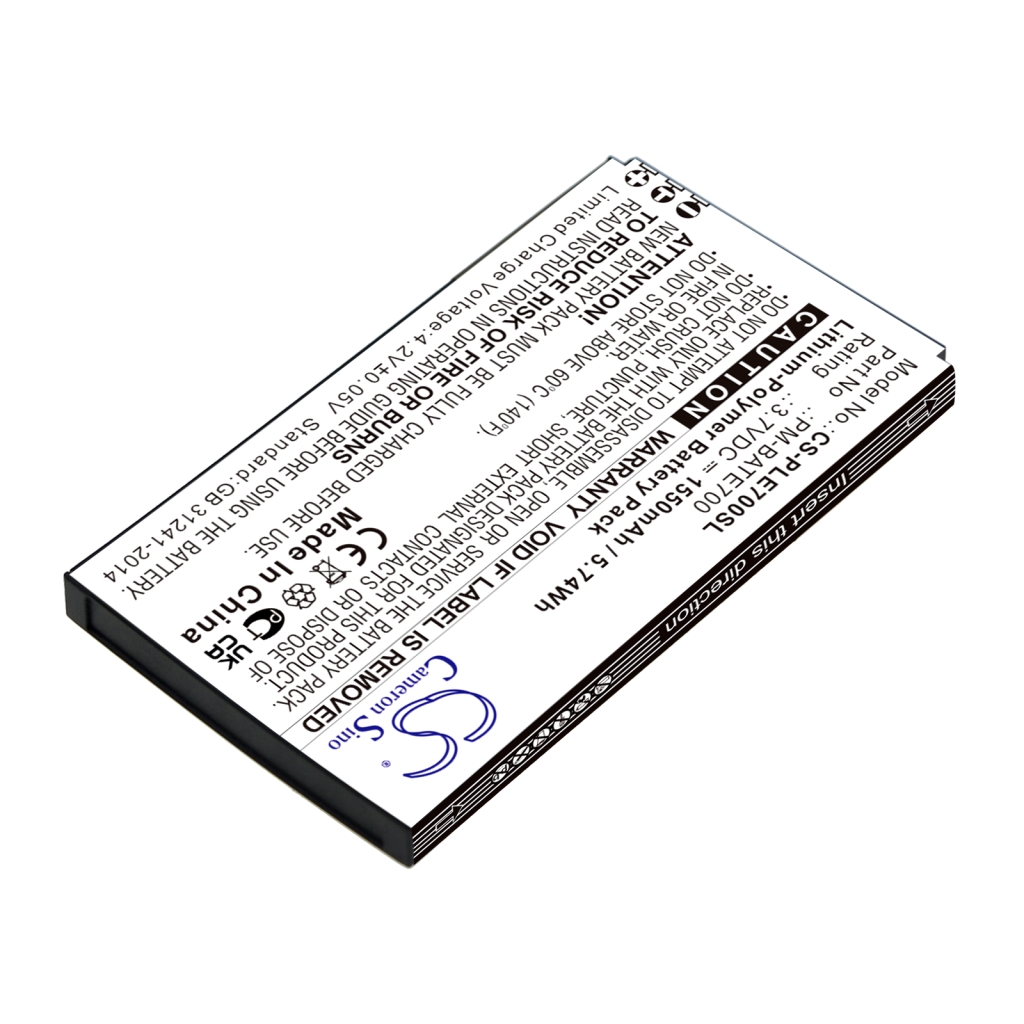 Yhteensopiva akun vaihto Plum PM-BATE700