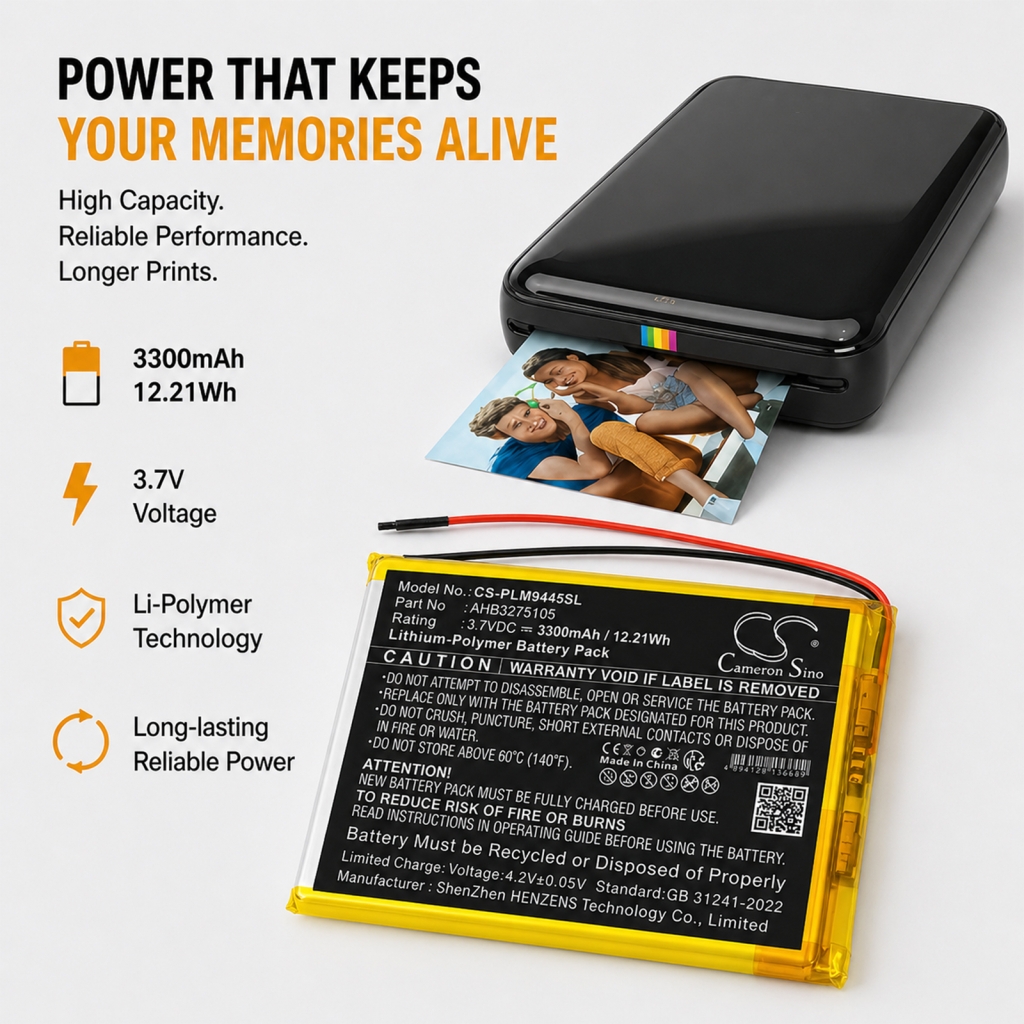 Battery compatible with Polaroid