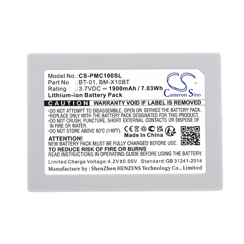 Langattoman kuulokkeen akku Pliant 00004394 (CS-PMC100SL)