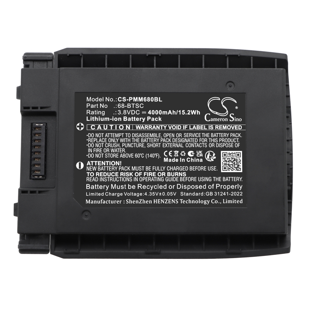 Akku yhteensopiva Point mobile CS-PMM680BL