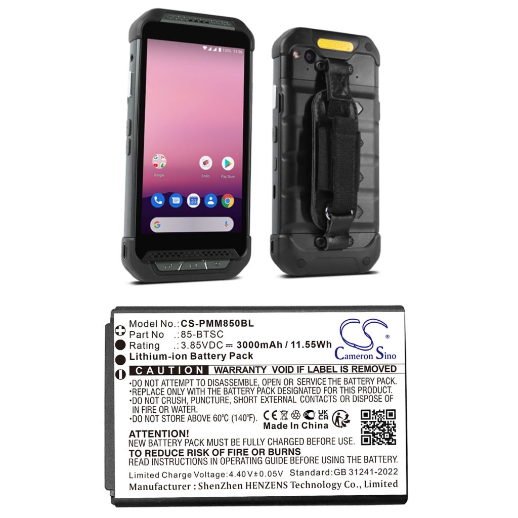 Viivakoodinlukijan akku Point mobile CS-PMM850BL