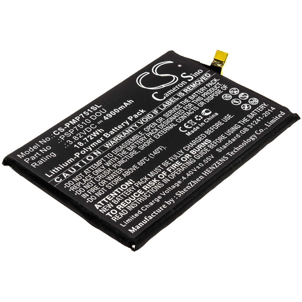 Yhteensopiva akun vaihto Prestigio PSP7510 DOU