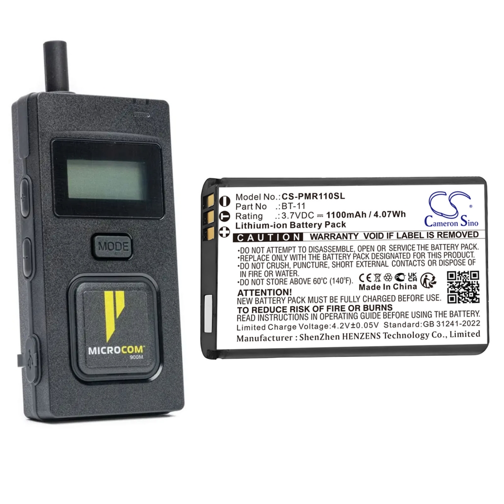 Kaiuttimen akku Pliant CS-PMR110SL