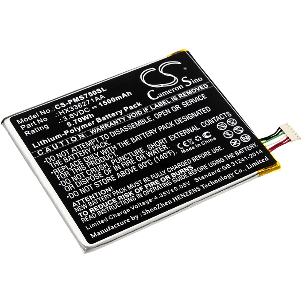 Matkapuhelimen akku Prestigio PSP7505DUO (CS-PMS750SL)