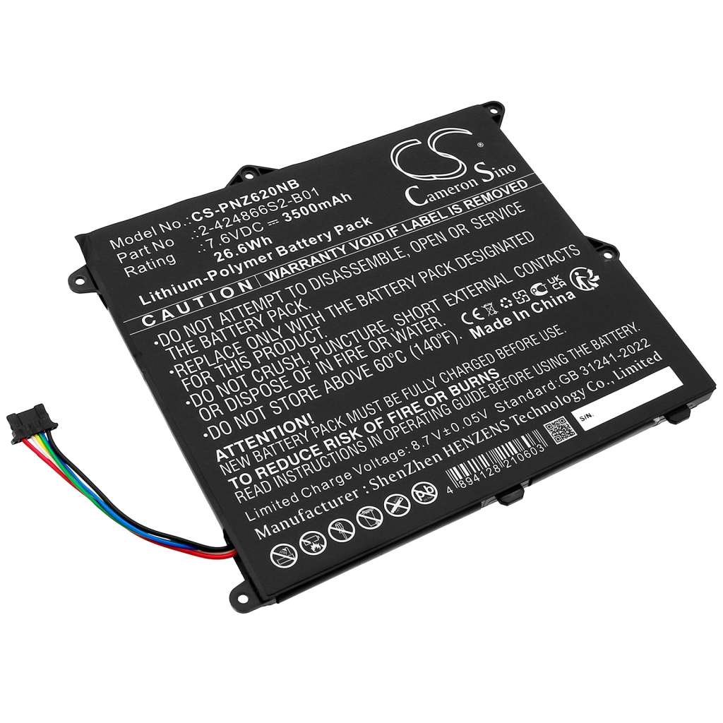 Yhteensopiva akun vaihto Panasonic 2-424866S2-B01
