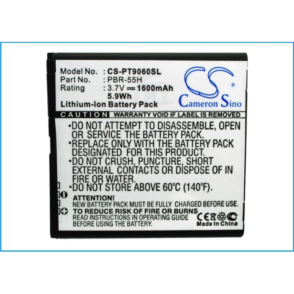 Yhteensopiva akun vaihto Pantech PBR-55H