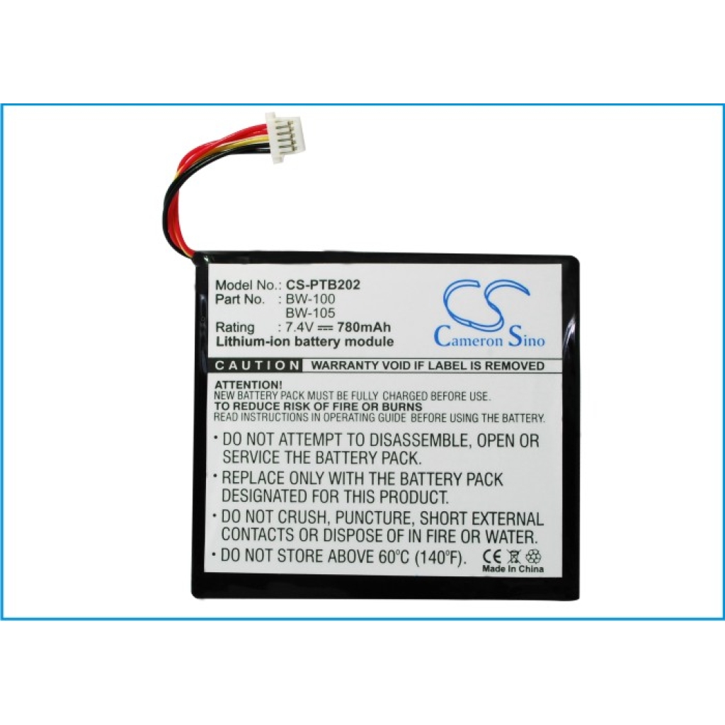 Tulostimen akku Brother MW-100 (CS-PTB202)