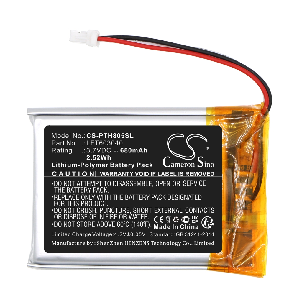 Akut Langattoman kuulokkeen akku CS-PTH805SL