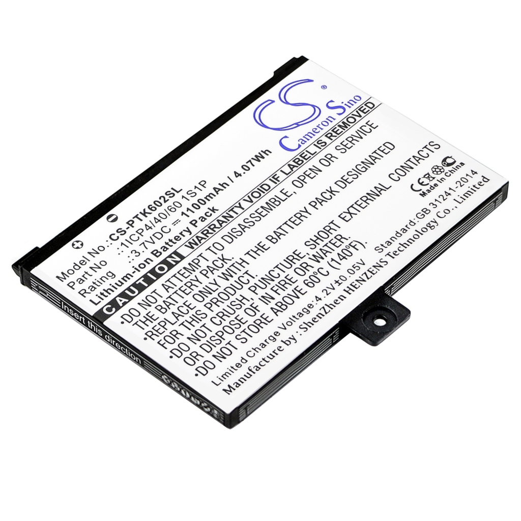 Yhteensopiva akun vaihto Pocketbook 1ICP4/40/60 1S1P