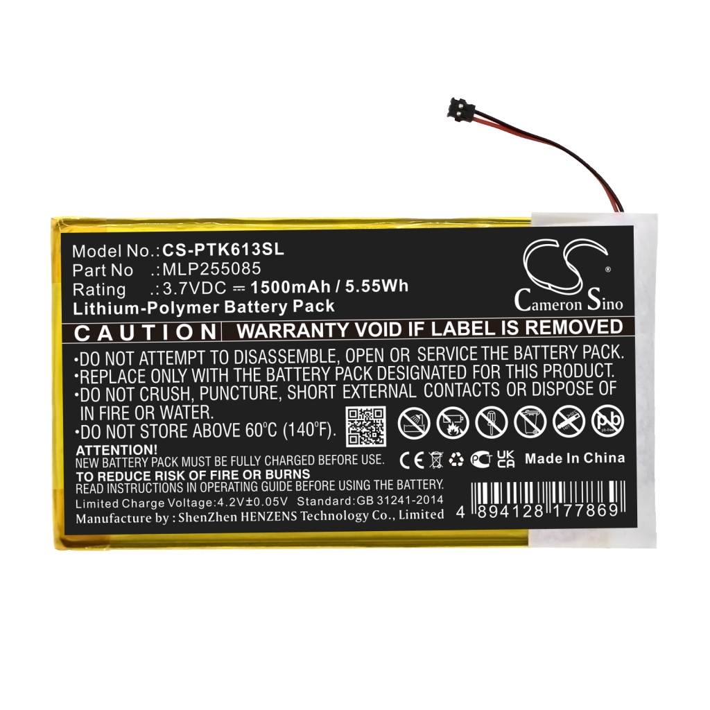 E-kirjanlukijan akku Pocketbook Touch Lux 623 (CS-PTK613SL)