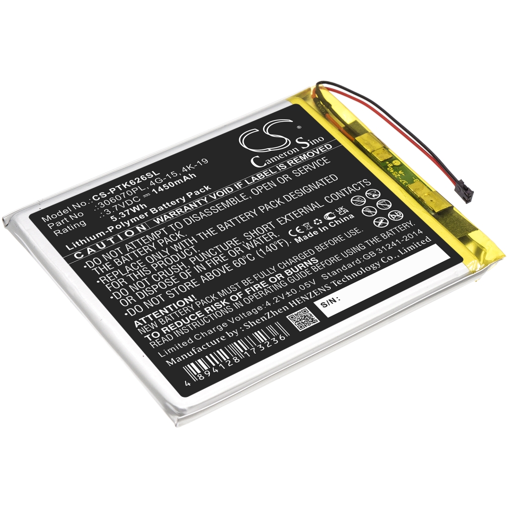 E-kirjanlukijan akku Pocketbook 616 (CS-PTK626SL)