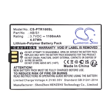 Yhteensopiva akun vaihto PROTEAR AB/S1 (BLACK VERSION)