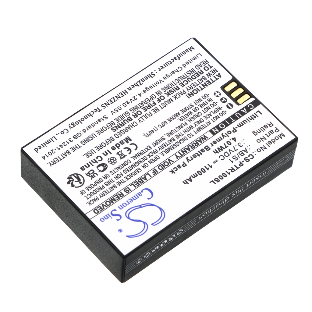 Akut Langattoman kuulokkeen akku CS-PTR100SL