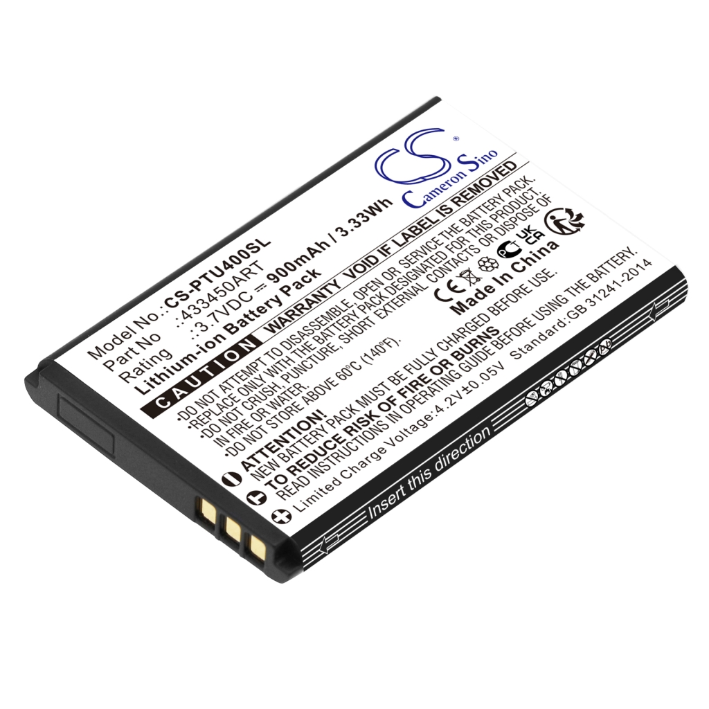 Yhteensopiva akun vaihto Panasonic 433450ART
