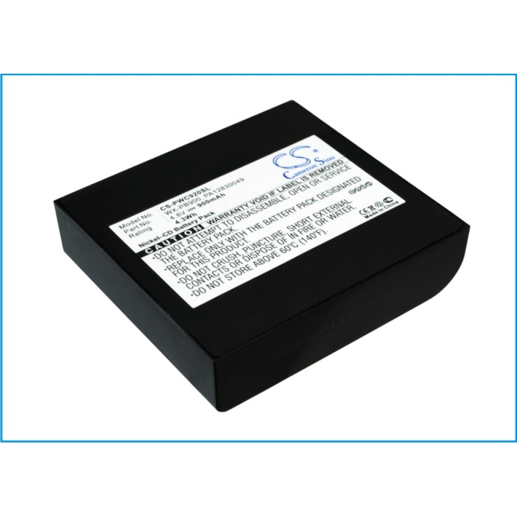 Yhteensopiva akun vaihto Panasonic PA12830049,WX-PB900