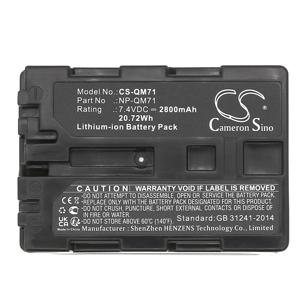 Akut Kameran akku CS-QM71