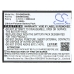 Yhteensopiva akun vaihto BLU C866639282L,C866640282L
