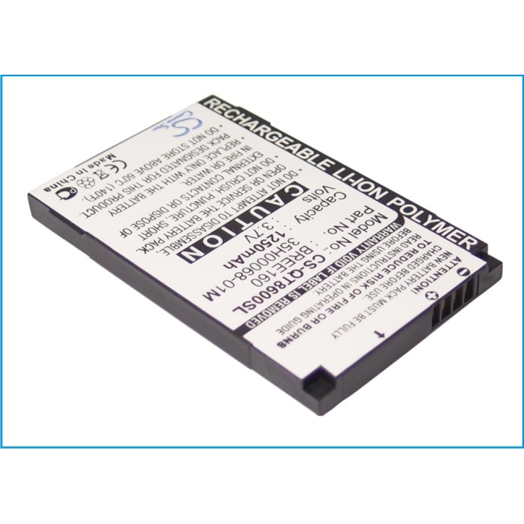 Yhteensopiva akun vaihto Qtek 35H00068-01M,BERR160