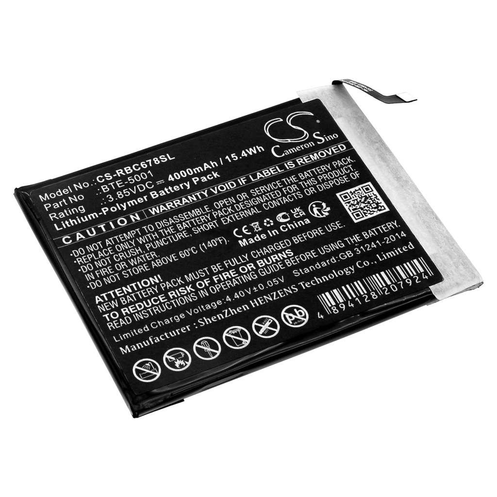 Yhteensopiva akun vaihto Orbic BTE-5001