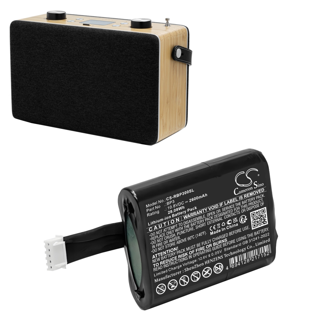 DAB-digitaalinen akku Roberts CS-RBP300SL