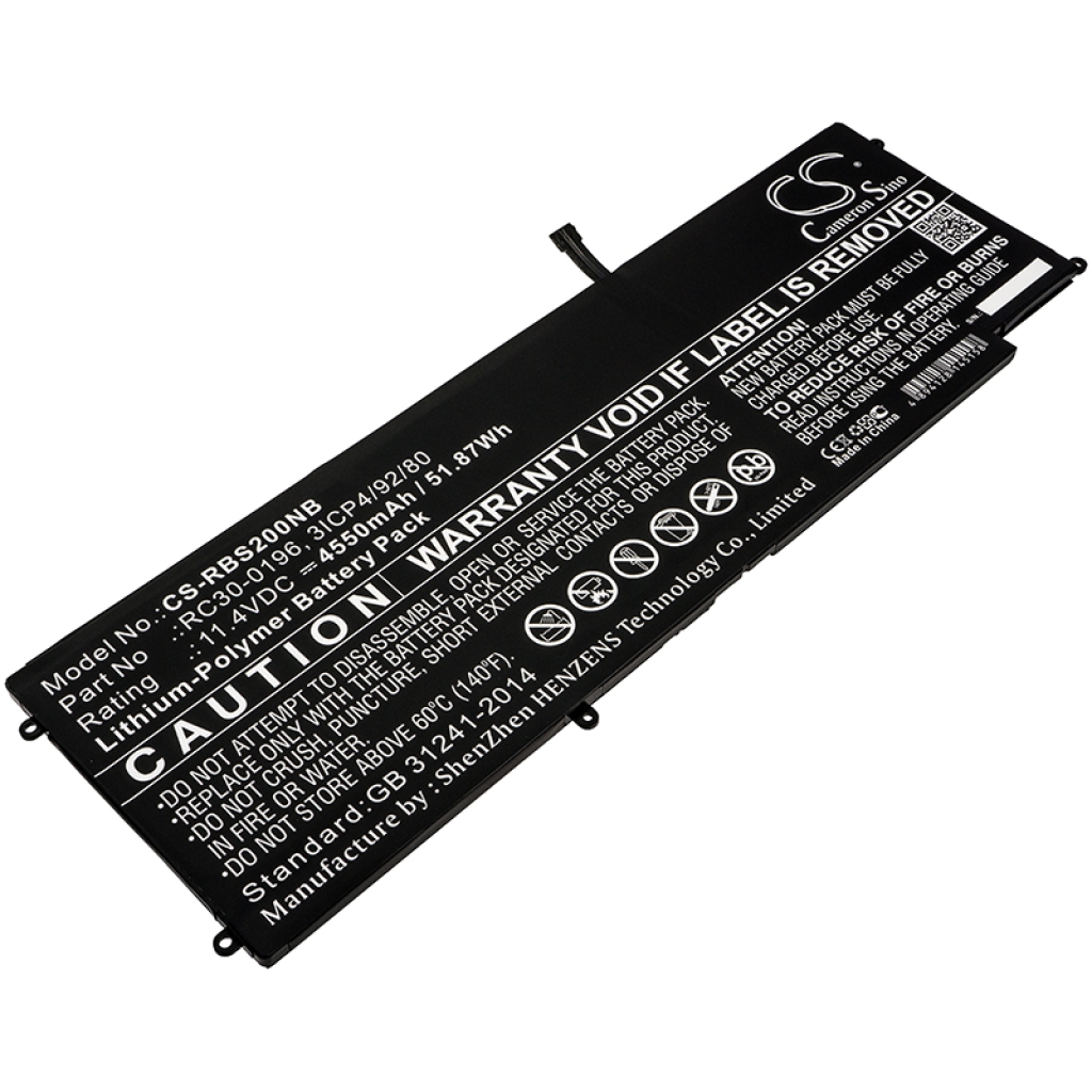 Yhteensopiva akun vaihto Razer 3ICP4/92/80,RC30-0196