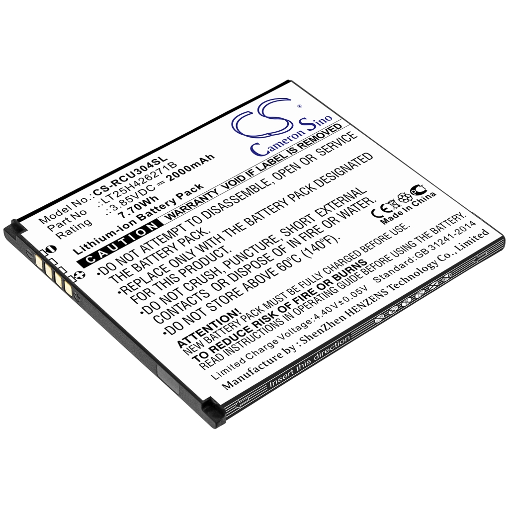 Matkapuhelimen akku BLU CS-RCU304SL