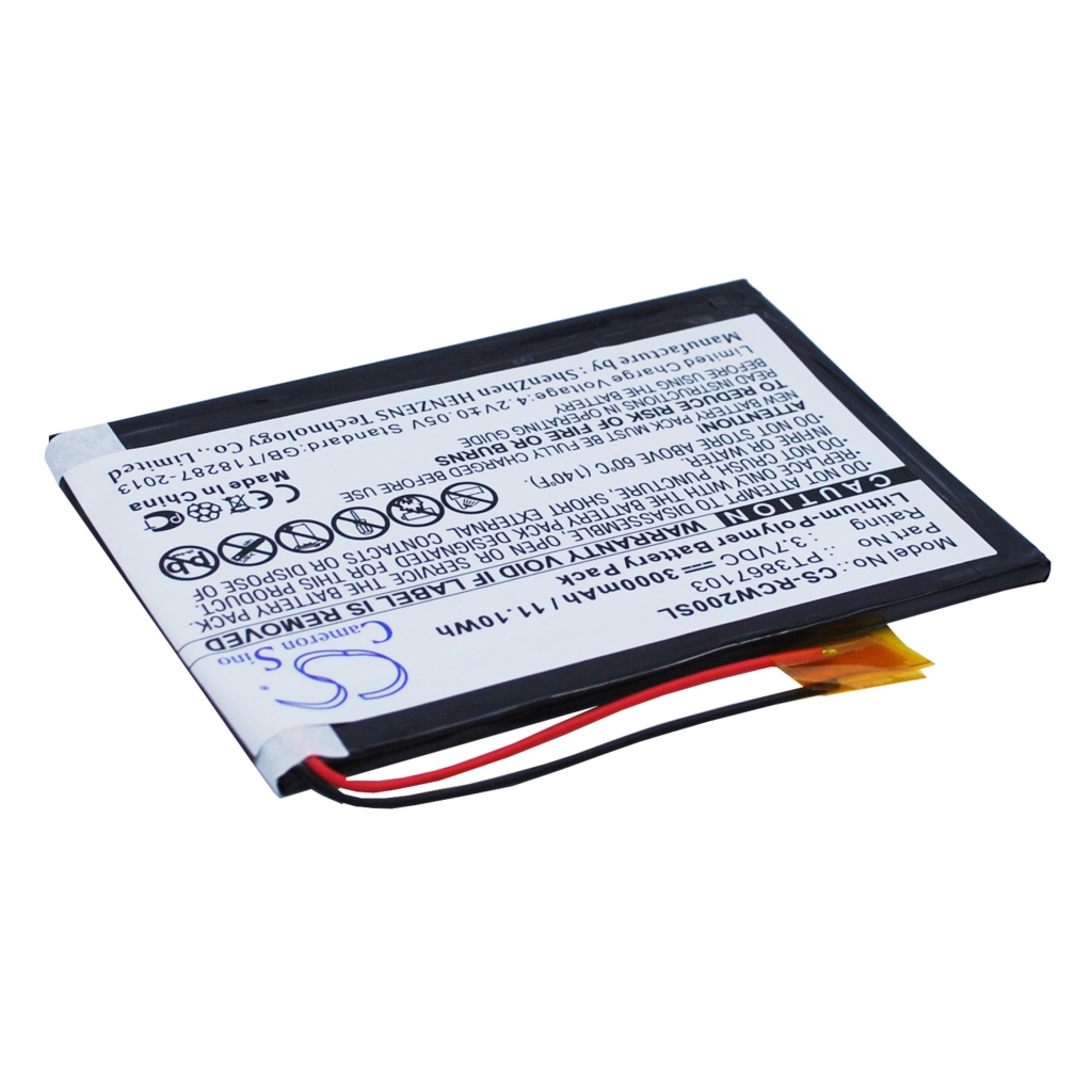 Akut Tabletin akku CS-RCW200SL
