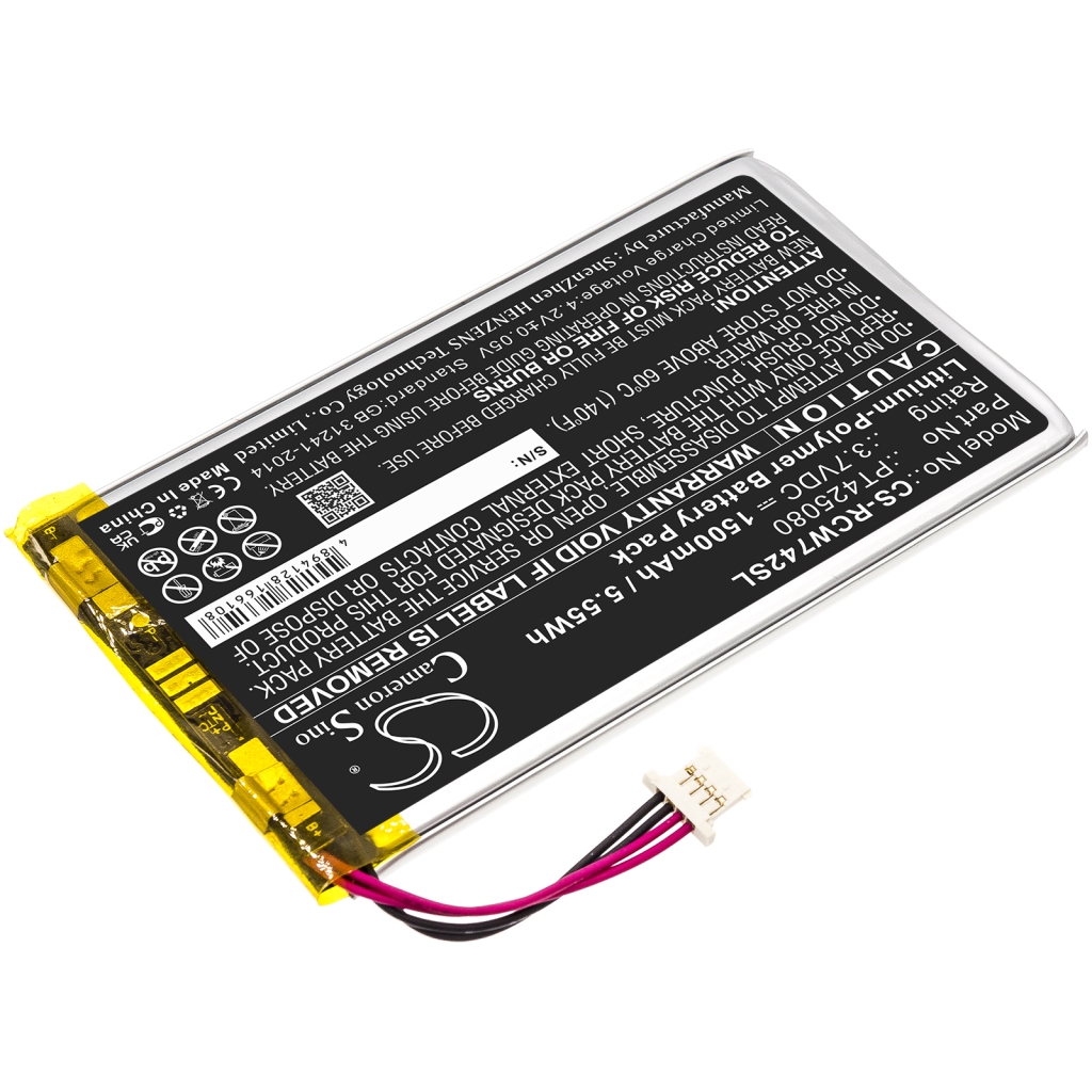 Yhteensopiva akun vaihto RCA PT425080