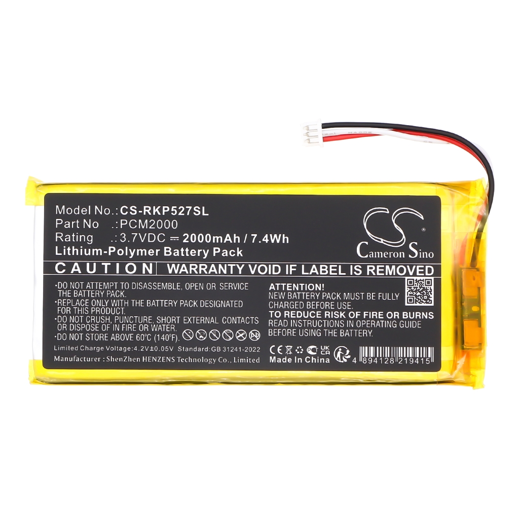 Kotiturvakameran akku Ring CS-RKP527SL