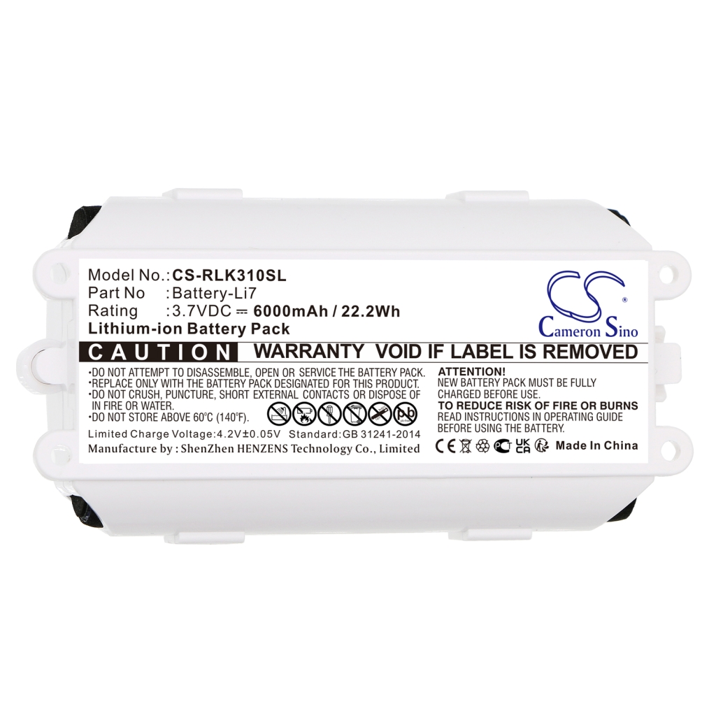 Akut Kotiturvakameran akku CS-RLK310SL