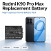 Akut yhteensopiva Redmi K90 Pro Max CS-RMK910SL