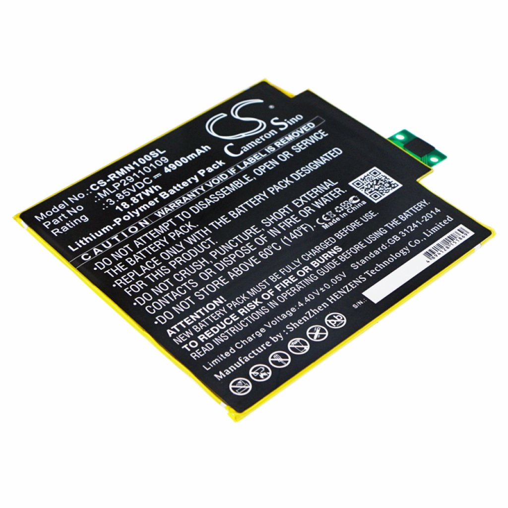 Akut Tabletin akku CS-RMN100SL