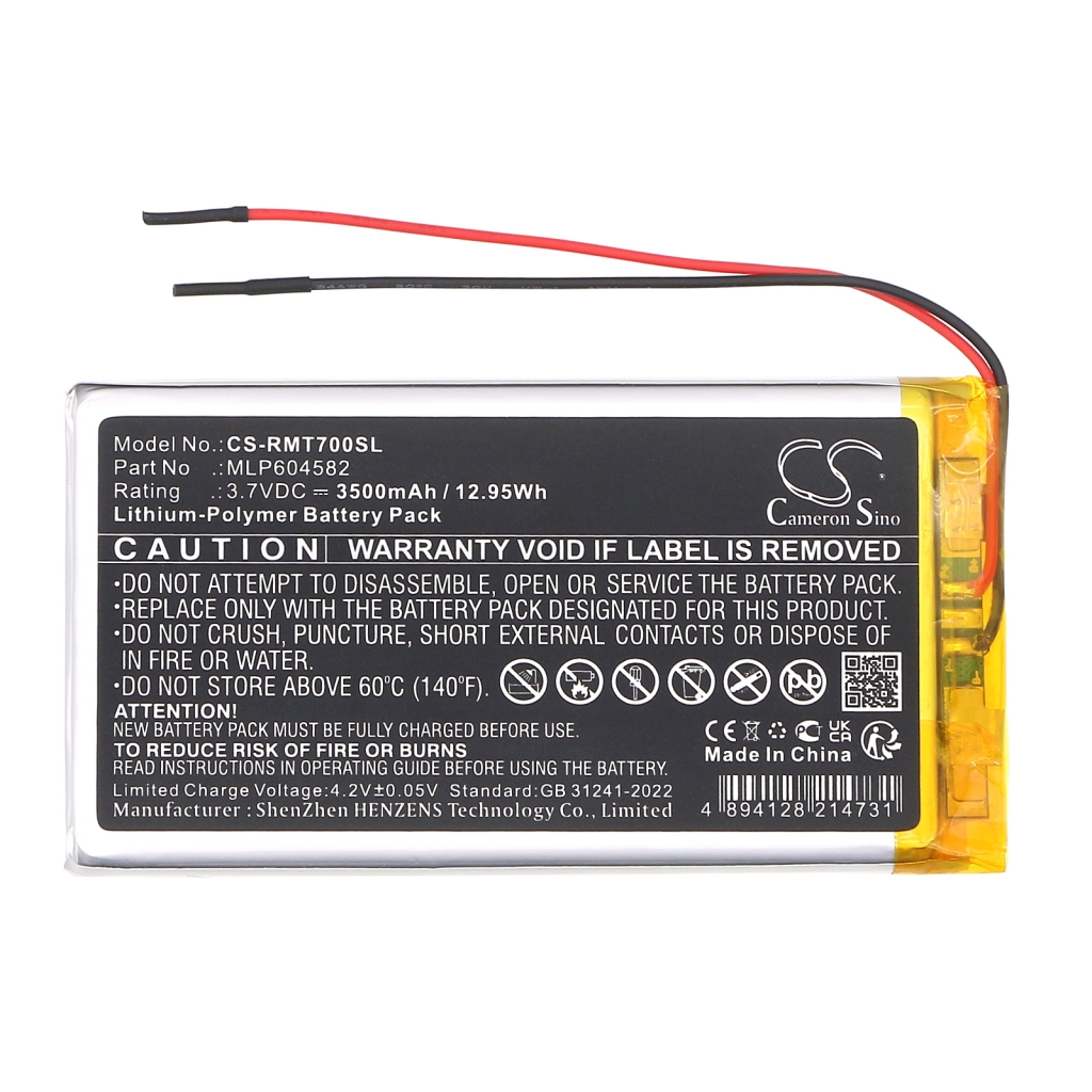GPS, Navigaattorin akku Rand mcnally CS-RMT700SL