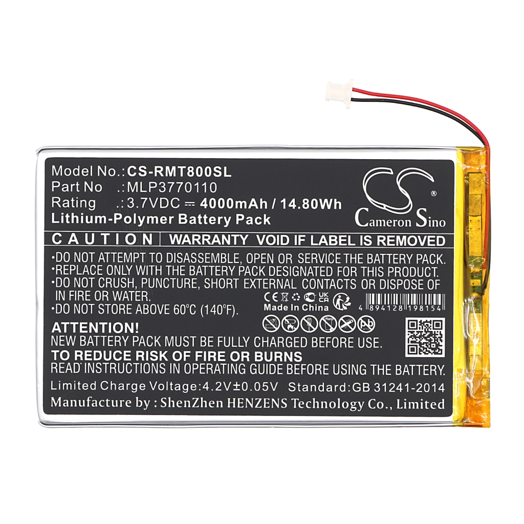 Akut GPS, Navigaattorin akku CS-RMT800SL