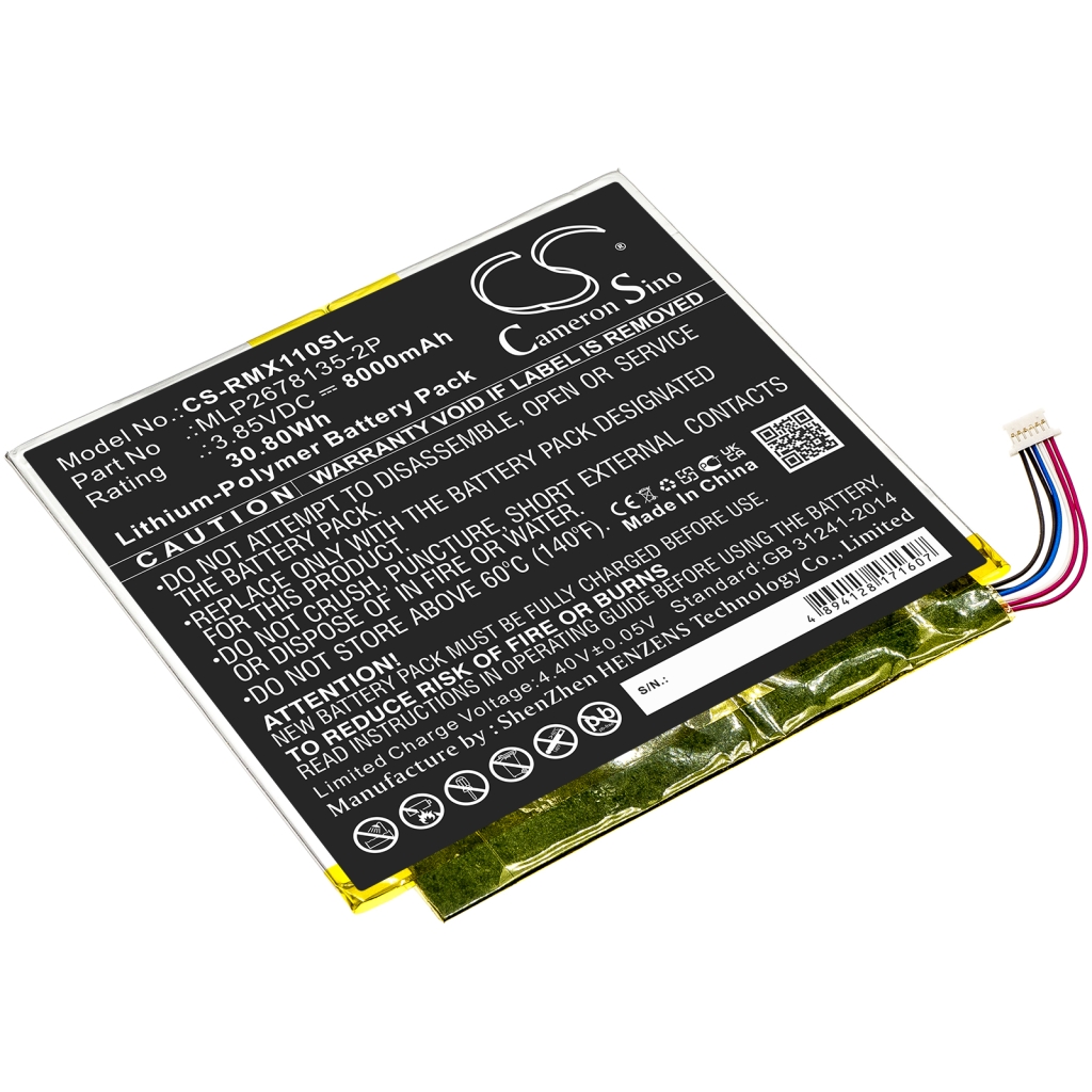 Akut Tabletin akku CS-RMX110SL