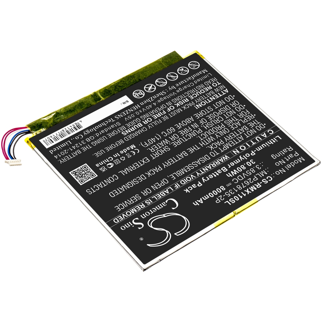Akut Tabletin akku CS-RMX110SL