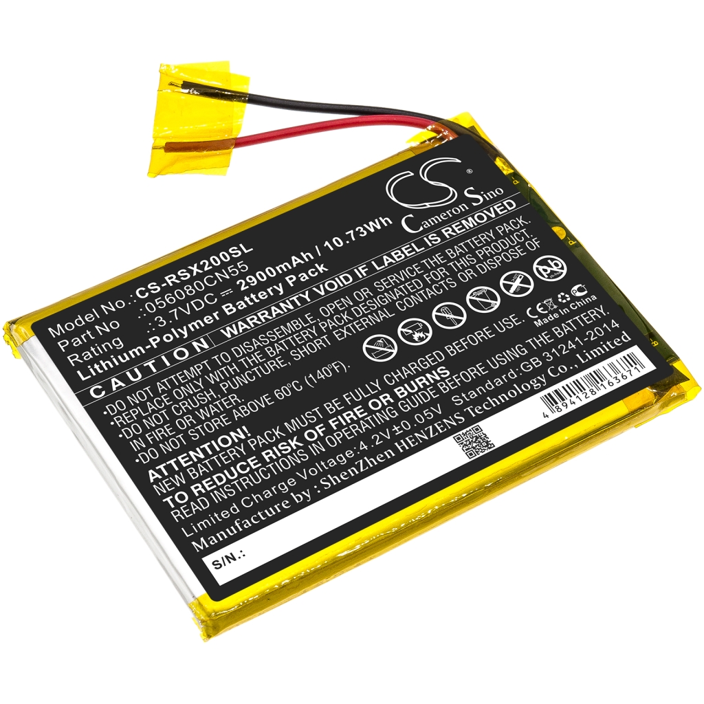 Akut Tabletin akku CS-RSX200SL