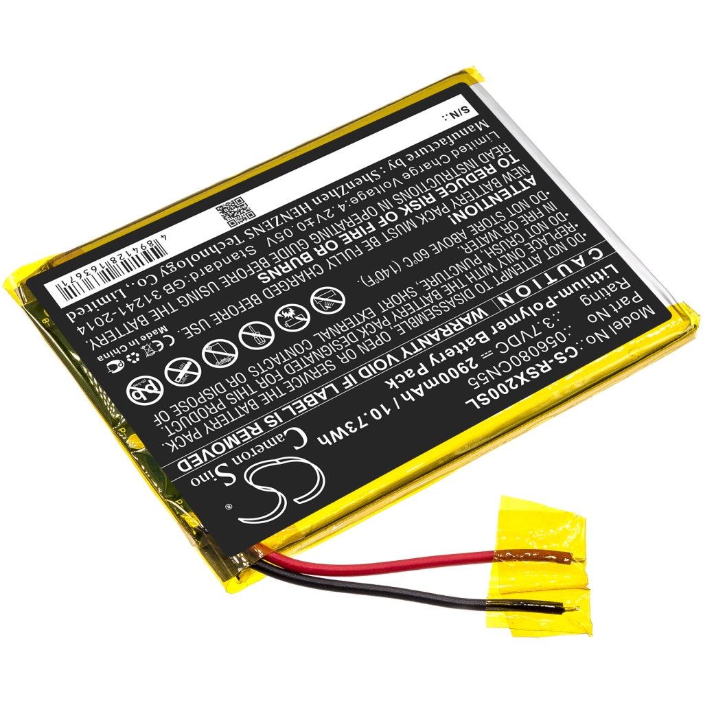 Akut Tabletin akku CS-RSX200SL