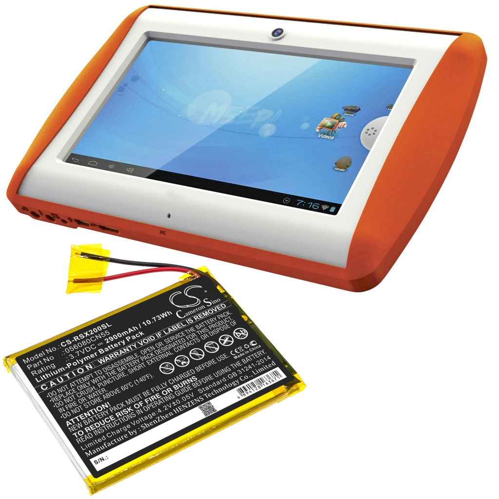 Akut Tabletin akku CS-RSX200SL