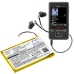 Akut MP3, MP4, PMP-akku CS-SA720SL