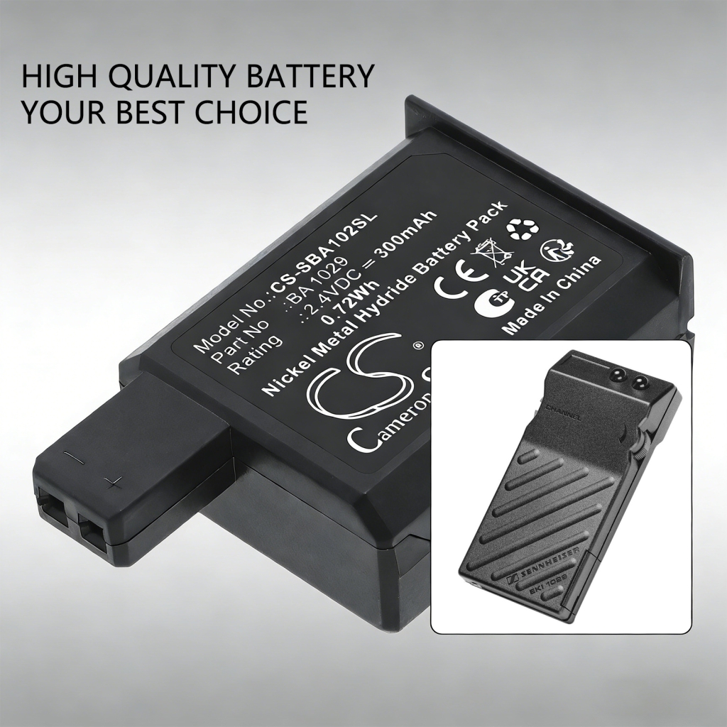 Battery for Sennheiser EKI1029