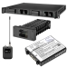 Yhteensopiva akun vaihto Sennheiser 508517,BA 62