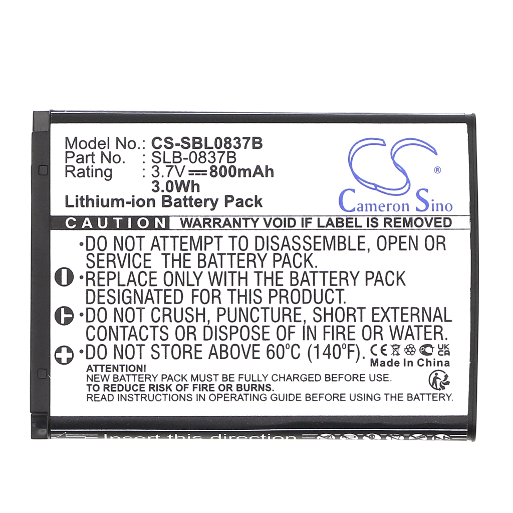 Kameran akku Samsung CS-SBL0837B