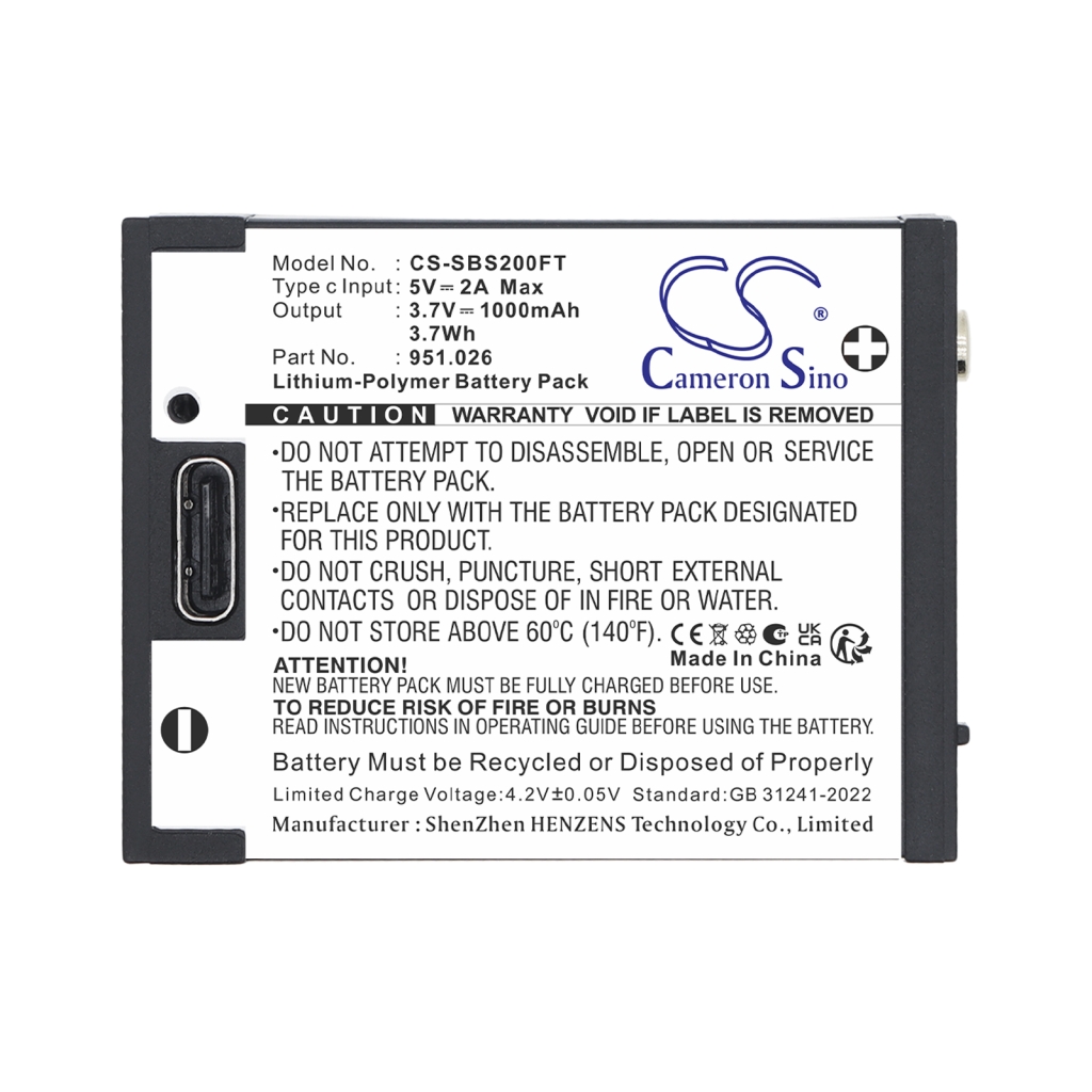 Battery compatible with Suprabeam