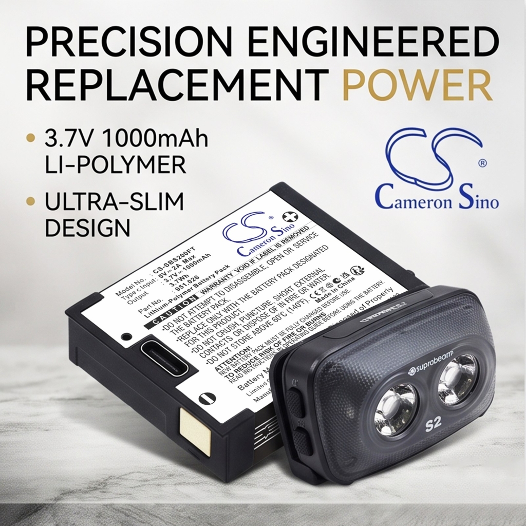 Battery compatible with Suprabeam