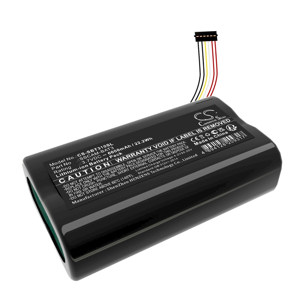 Akut Kotiturvakameran akku CS-SBT310SL