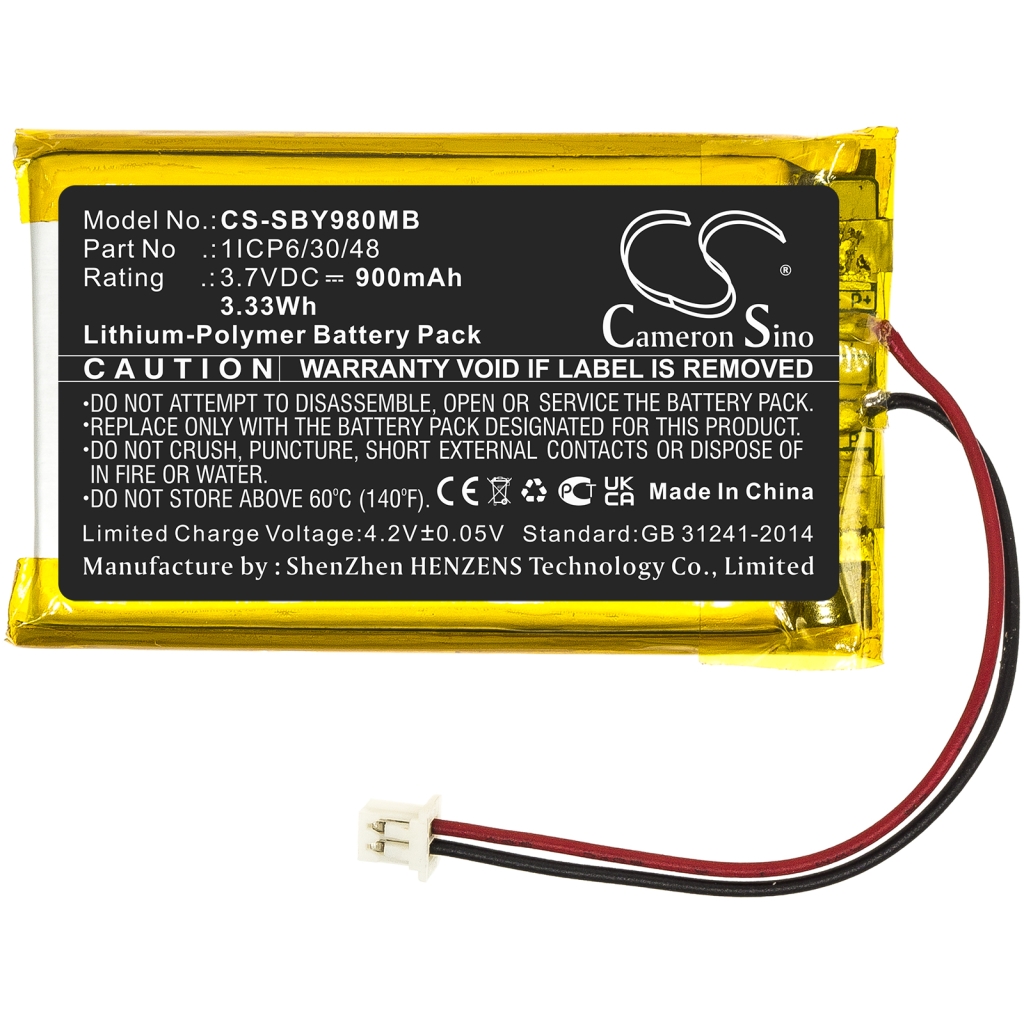 Akut BabyPhone-akku CS-SBY980MB