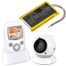 Akut BabyPhone-akku CS-SBY980MB