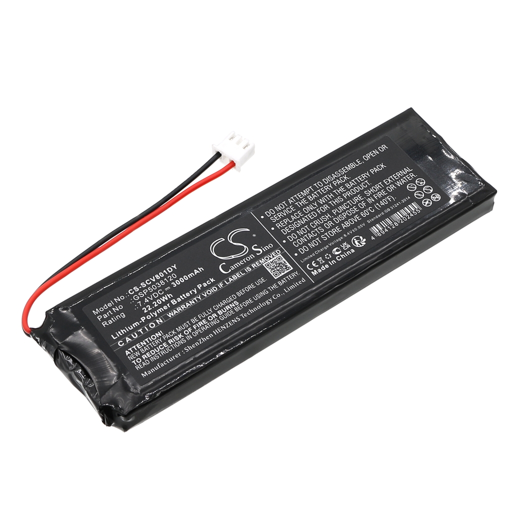 Yhteensopiva akun vaihto Sencor GSP5038120